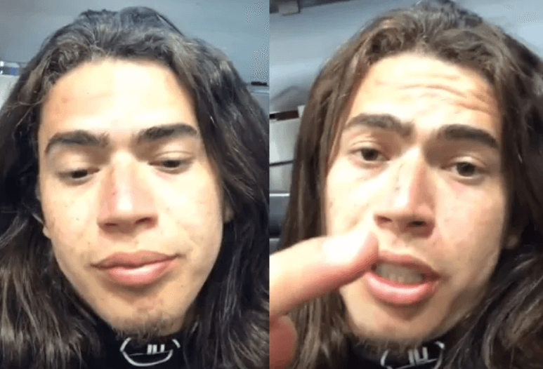 Whindersson Nunes passa mal em aeroporto e clama por ajuda de fãs (Foto: Reprodução)