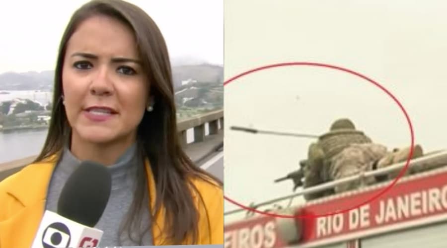 Globo transmite sequestrador sendo morto ao vivo e repórter entra em estado de pânico: "Muitos tiros"