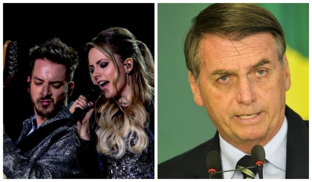 Sandy e Junior quebram as próprias regras e expõe posicionamento contra Bolsonaro em show