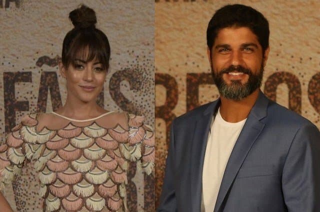 Carol Castro e Bruno Cabrerizo, que estão saindo juntos, falam do romance na trama: 'Paixão tranquila'