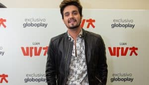 Luan Santana durante apresentação do show Viva à imprensa; musical será exclusivo do streaming da Globo (Foto: Divulgação/Globoplay) Luan Santana durante apresentação do show Viva à imprensa; musical será exclusivo do streaming da Globo (Foto: Divulgação/Globoplay)