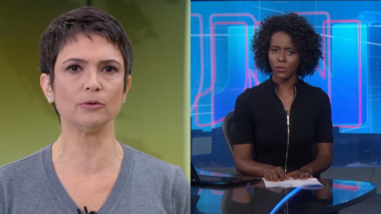 Sandra Annenberg e Maju Coutinho (Foto: Divulgação/TV Globo/Montagem TV Foco) Sandra Annenberg e Maju Coutinho (Foto: Divulgação/TV Globo/Montagem TV Foco)