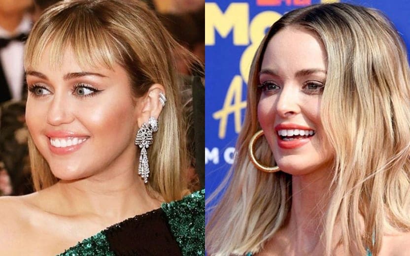 Miley Cyrus é flagrada aos beijos com Kaitlynn Carter após anunciar separação