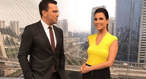 Rodrigo Bocardi e Sabina Simonato, são os apresentadores do Bom Dia São Paulo, da Globo (Foto: Reprodução) Rodrigo Bocardi e Sabina Simonato, são os apresentadores do Bom Dia São Paulo, da Globo (Foto: Reprodução)
