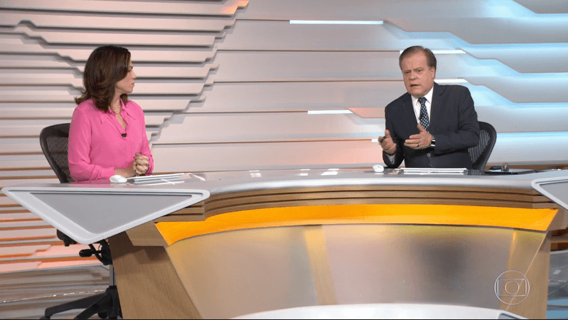 Ana Paula Araújo e Chico Pinheiro no Bom Dia Brasil (Foto: Reprodução/Globo) Ana Paula Araújo e Chico Pinheiro no Bom Dia Brasil (Foto: Reprodução/Globo)