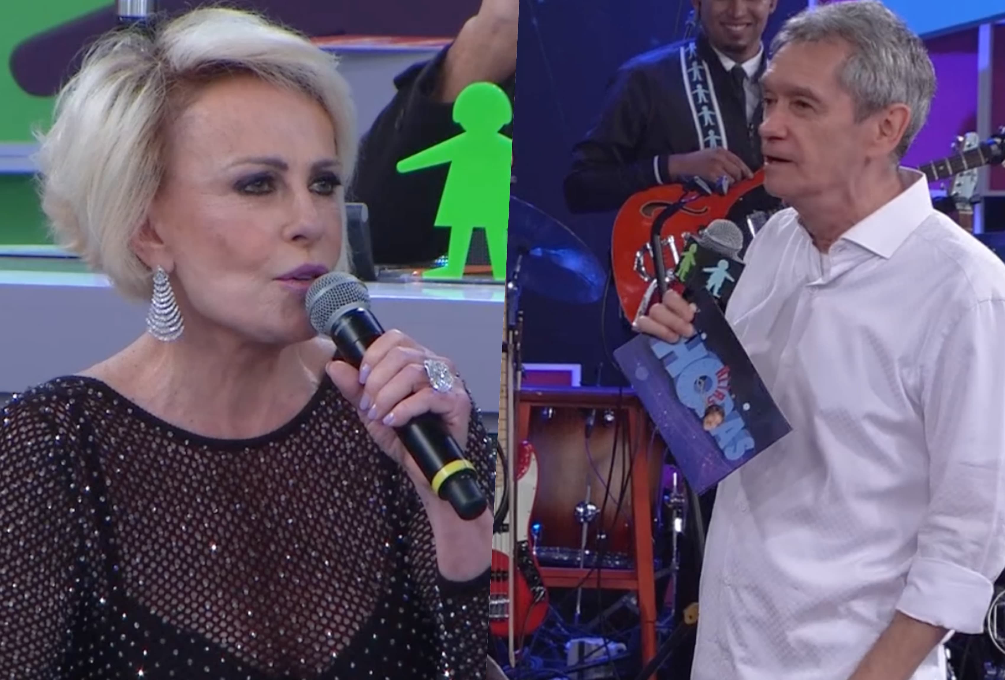Ana Maria Braga teve segredo exposto ao vivo no Altas Horas da Globo (Foto montagem: TV Foco) Ana Maria Braga teve segredo exposto ao vivo no Altas Horas da Globo (Foto montagem: TV Foco)