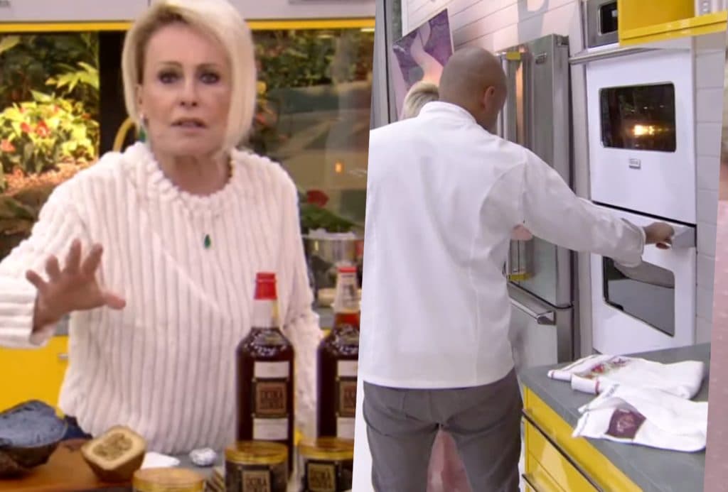 Ana Maria Braga passa vergonha e tem terrível surpresa ao vivo ao abrir fogão na Globo: "Não é brincadeira não"