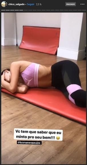Bruna Marquezine exibe corpão durante treino. Foto: Reprodução/Instagram Bruna Marquezine exibe corpão durante treino. Foto: Reprodução/Instagram