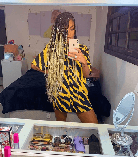Novo cabelo da dançarina da Ludmilla Brunna Gonçalves (Foto: Reprodução/ Instagram)