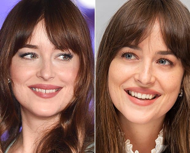O antes e o depois de Dakota Johnson (Foto: Reprodução)