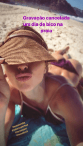 Grazi Massafera aproveita cancelamento de gravação de Bom Sucesso e pega uma praia (Imagem: Instagram) Grazi Massafera aproveita cancelamento de gravação de Bom Sucesso e pega uma praia (Imagem: Instagram)