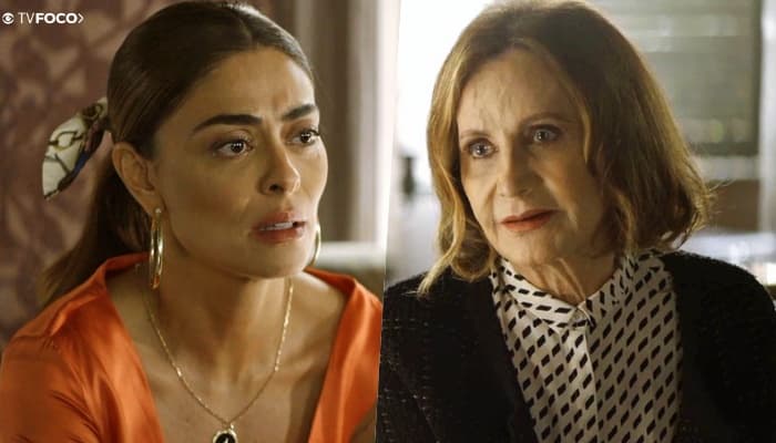 A Dona do Pedaço - Linda quebra a cara de Maria da Paz ao revelar segredo de Jô: "Doente"