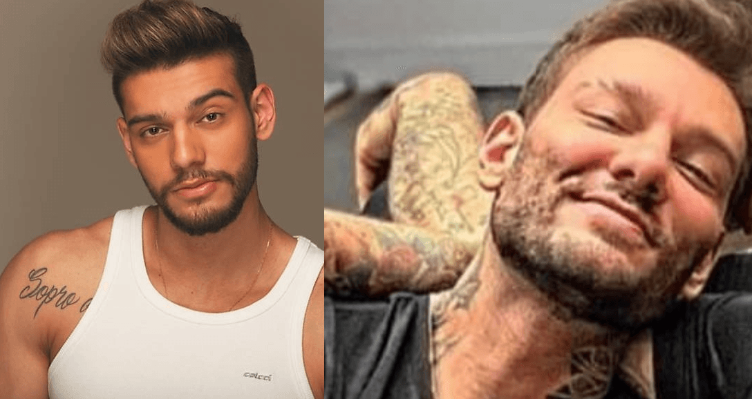 Antes e depois de Lucas Lucco (Foto: Reprodução/ Twitter) harmonização facial Antes e depois de Lucas Lucco (Foto: Reprodução/ Twitter) harmonização facial