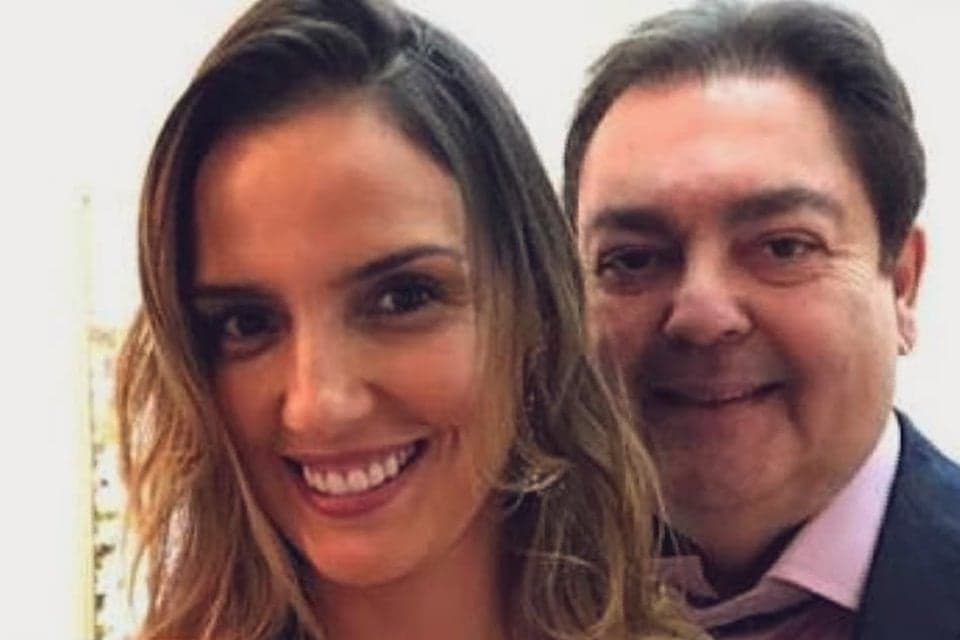 Faustão teve uma noite romântica com a esposa