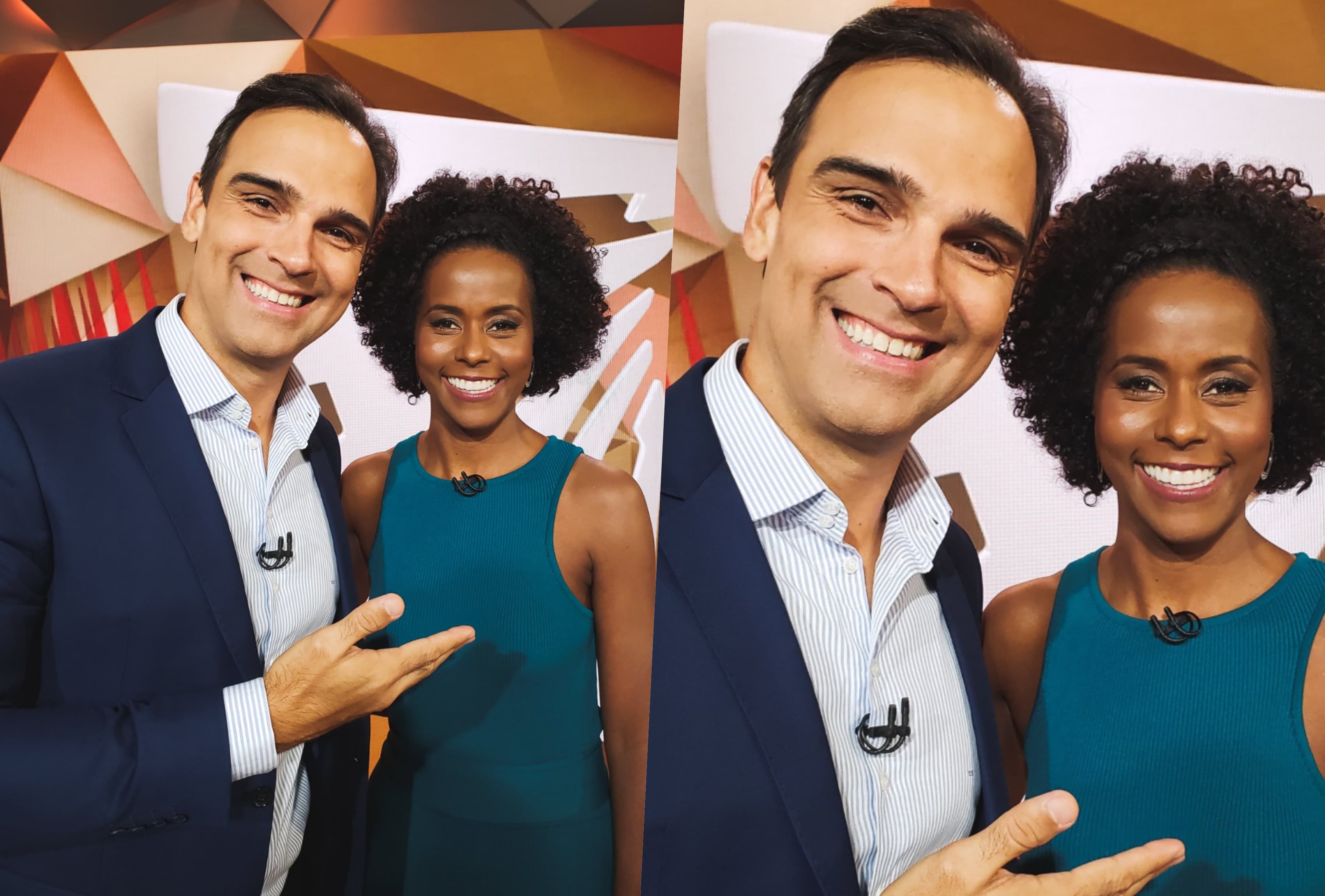 Maju Coutinho no comando do Fantástico ao lado de Tadeu Schimitd na Globo (Foto reprodução) Maju Coutinho no comando do Fantástico ao lado de Tadeu Schimitd na Globo (Foto reprodução)