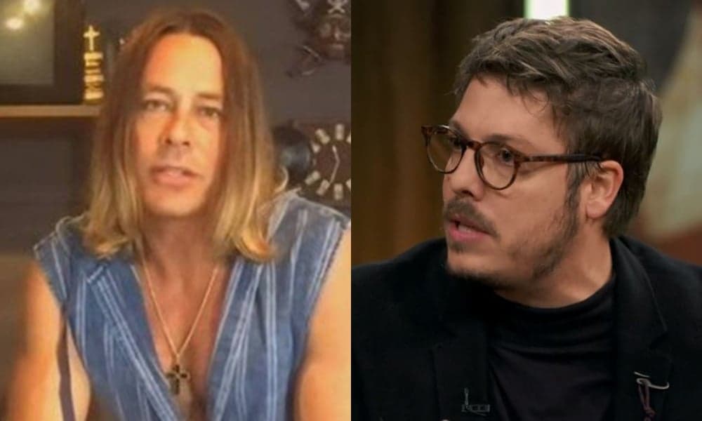 Fábio Porchat provoca Theo Becker, que não foge da briga e o ataca: "por isso o Gentili é o Gentili e você é você"