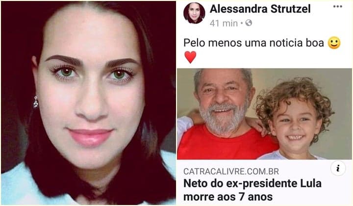 Lula: famosa comemora morte do neto do ex-presidente em atitude bizarra e acaba se dando mal