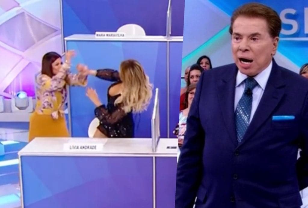 Silvio Santos obriga Mara e Lívia a se abraçarem e resultado é desastroso: "Agressão"