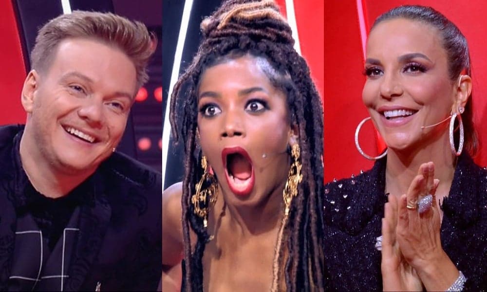 IZA rouba a cena no The Voice Brasil, recebe bloqueio de Ivete Sangalo e causa desespero em Michel Teló