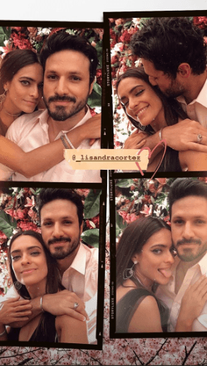Lisandra Cortez e Murilo Cezar também assumiram romance nos bastidores da novela As Aventuras de Poliana, do SBT. (Foto: Reprodução) Lisandra Cortez e Murilo Cezar também assumiram romance nos bastidores da novela As Aventuras de Poliana, do SBT. (Foto: Reprodução)
