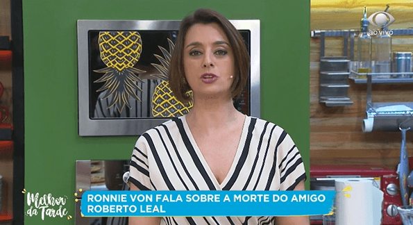 Integrante deixa oficialmente o programa Melhor da Tarde Catia Fonseca e vai embora