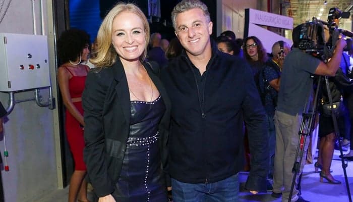 Angélica e Luciano Huck na inauguração do novo complexo de estúdios da Globo (Foto: Globo/Reginaldo Teixeira)