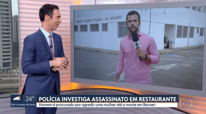 César Tralli é obrigado a cancelar reportagem ao vivo da Globo após ataque brutal de manifestante
