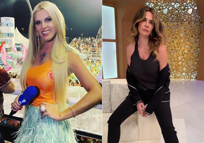 Val Marchiori e Luciana Gimenez, inimigas declaradas, se encontram e quase saem nos tapas: "Está louca?"