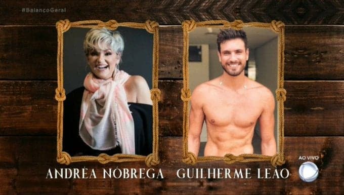 A Fazenda, Andréa Nóbrega, Guilherme Leão A Fazenda, Andréa Nóbrega, Guilherme Leão