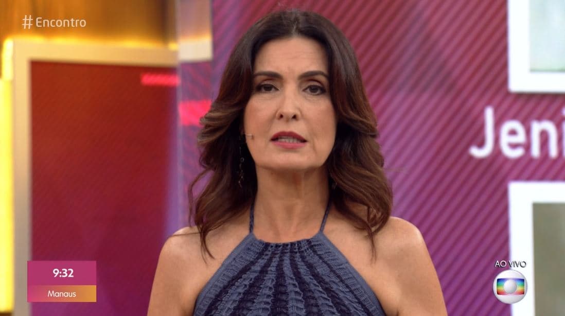 A apresentadora do Encontro com Fátima Bernardes foi pega de surpresa na manhã desta segunda-feira (Foto: reprodução) A apresentadora do Encontro com Fátima Bernardes foi pega de surpresa na manhã desta segunda-feira (Foto: reprodução)