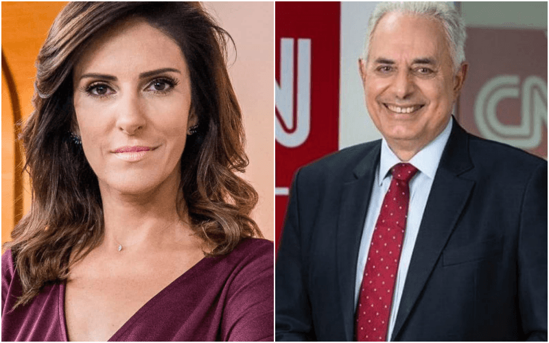 Monalisa Perrone e William Waack ganham espaço exclusivo na CNN e trabalham juntos em horário nobre