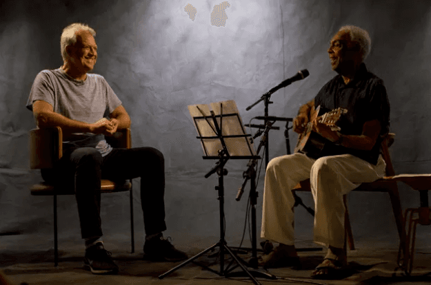 Pedro Bial fala sobre seu primeiro porre em uma conversa com Gilberto Gil (Foto: Mariana Vianna/Divulgação) Pedro Bial fala sobre seu primeiro porre em uma conversa com Gilberto Gil (Foto: Mariana Vianna/Divulgação)