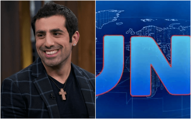 Kaysar ocupa lugar de Renata Vasconcellos no Jornal Nacional após crise na Globo