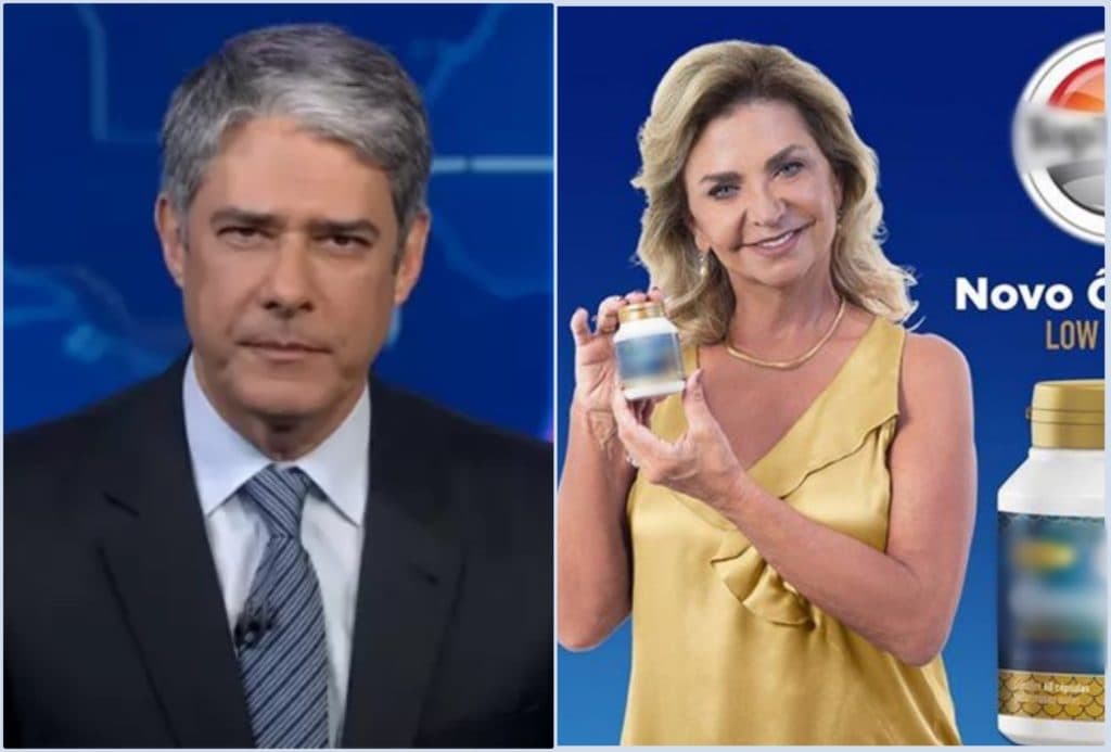 William Bonner desobedece Globo, faz propaganda no Jornal Nacional e vira piada: "Aracy do Ômega 3"