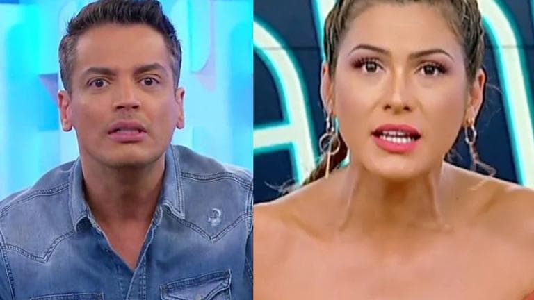 Lívia Andrade bota Léo Dias na parede, derruba máscara e diz que ele já viu sua parte íntima