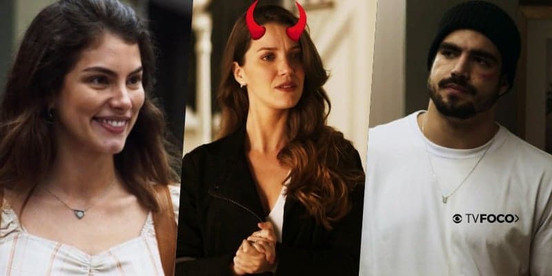 A Dona do Pedaço: Fabiana vira o capeta ao ver Rock a trocar por Joana