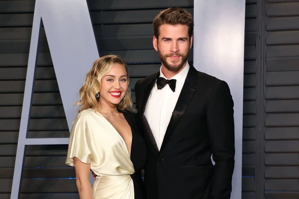 Miley Cyrus e Liam Hemsworth (Foto: Reprodução) Miley Cyrus e Liam Hemsworth (Foto: Reprodução)