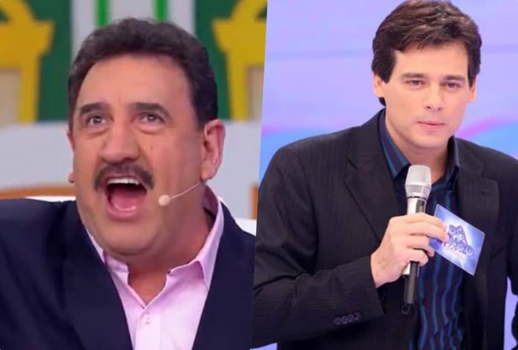 Ratinho e Celso Portiolli tem rixa em bastidores envolvendo emissora e Silvio Santos baixa ordem