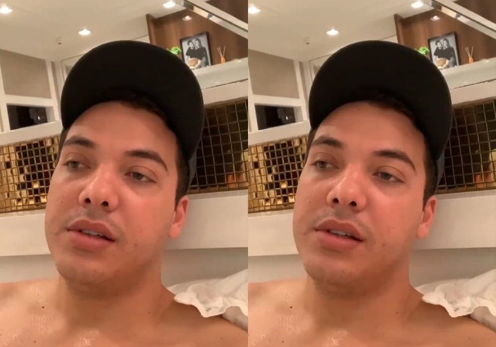 Wesley Safadão surge com olho extremamente vermelho