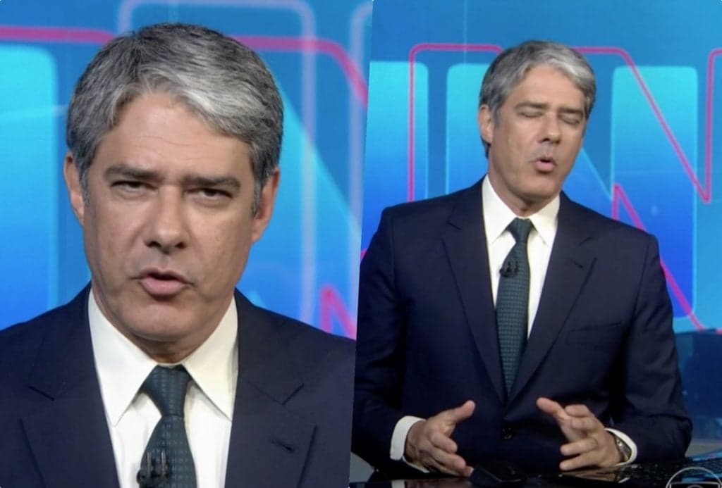 William Bonner reaparece após férias no JN e público fica incrédulo com a aparência do jornalista