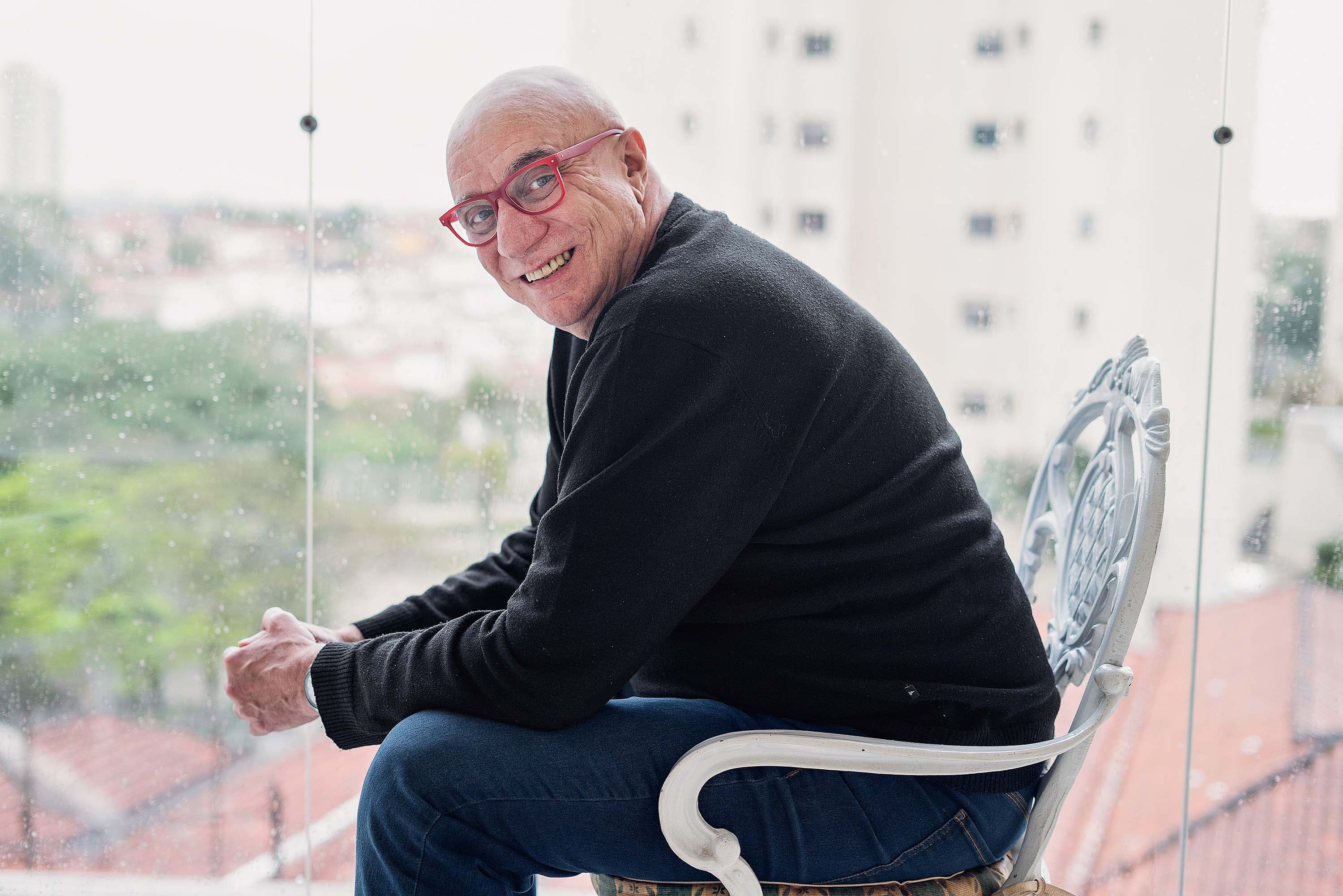 Riba Carlovich é o responsável pelas piadas do ‘Domingão do Faustão’. Foto: Reprodução
