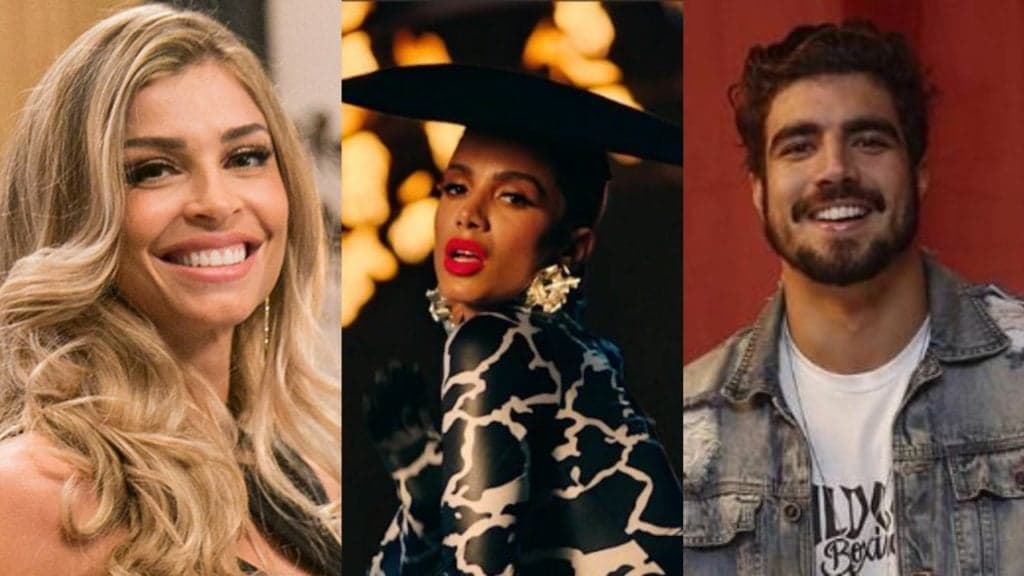 Anitta, Caio Castro e Grazi Massafera (Foto: Reprodução/Montagem TV Foco) Anitta, Caio Castro e Grazi Massafera (Foto: Reprodução/Montagem TV Foco)