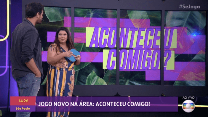 Se Joga é acusado de plagiar o quadro Aconteceu Comigo, do Domingo Legal, do SBT. Foto: Reprodução