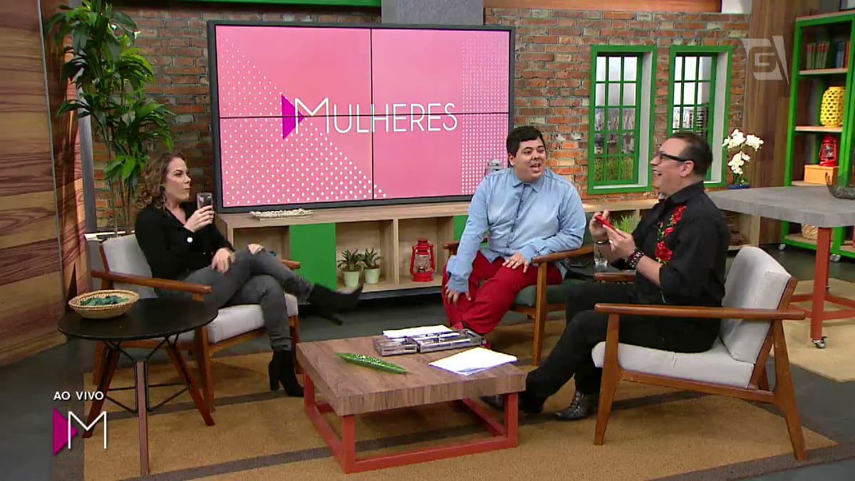 Dicésar durante participação no programa mulheres na TV Gazeta (Imagem: reprodução) Dicésar durante participação no programa mulheres na TV Gazeta (Imagem: reprodução)