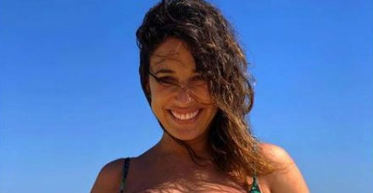 Grávida, Giselle Itié mostra barrigão no final da gestação e encanta público
