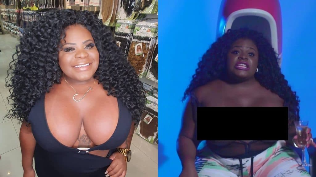 Jojo Todynho surge seminua em novo clipe e fita isolante não consegue tapar mamilos