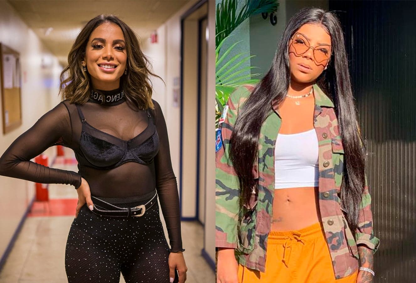 Anitta e Ludmilla estão brigadas e romperam a amizade que mantinham (Foto: Reprodução) Anitta e Ludmilla estão brigadas e romperam a amizade que mantinham (Foto: Reprodução)