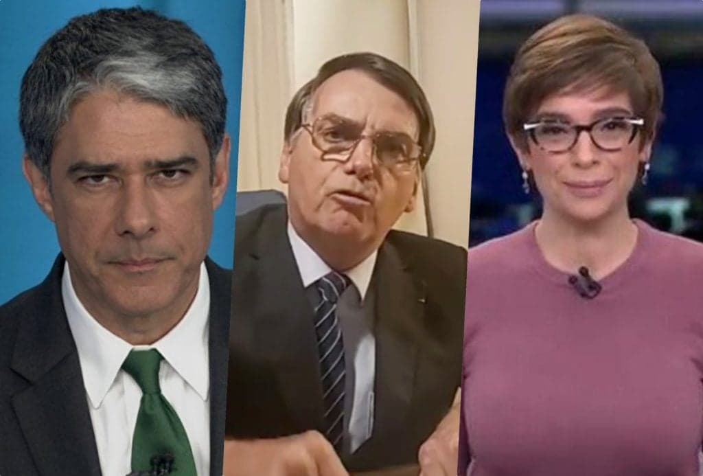 Globo envolve Bolsonaro em assassinato, presidente rebate e ameça fechar emissora: 'Esgoto'