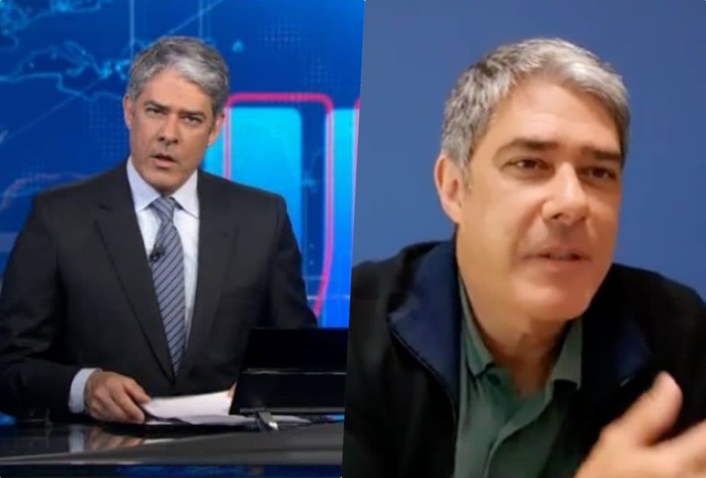 Substituto oficial de William Bonner quebra protocolo da Globo e reclama ao vivo de dificuldade familiar