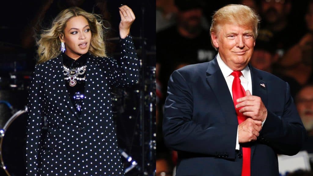 Donald Trump detona Beyoncé durante evento e vídeo do momento viraliza
